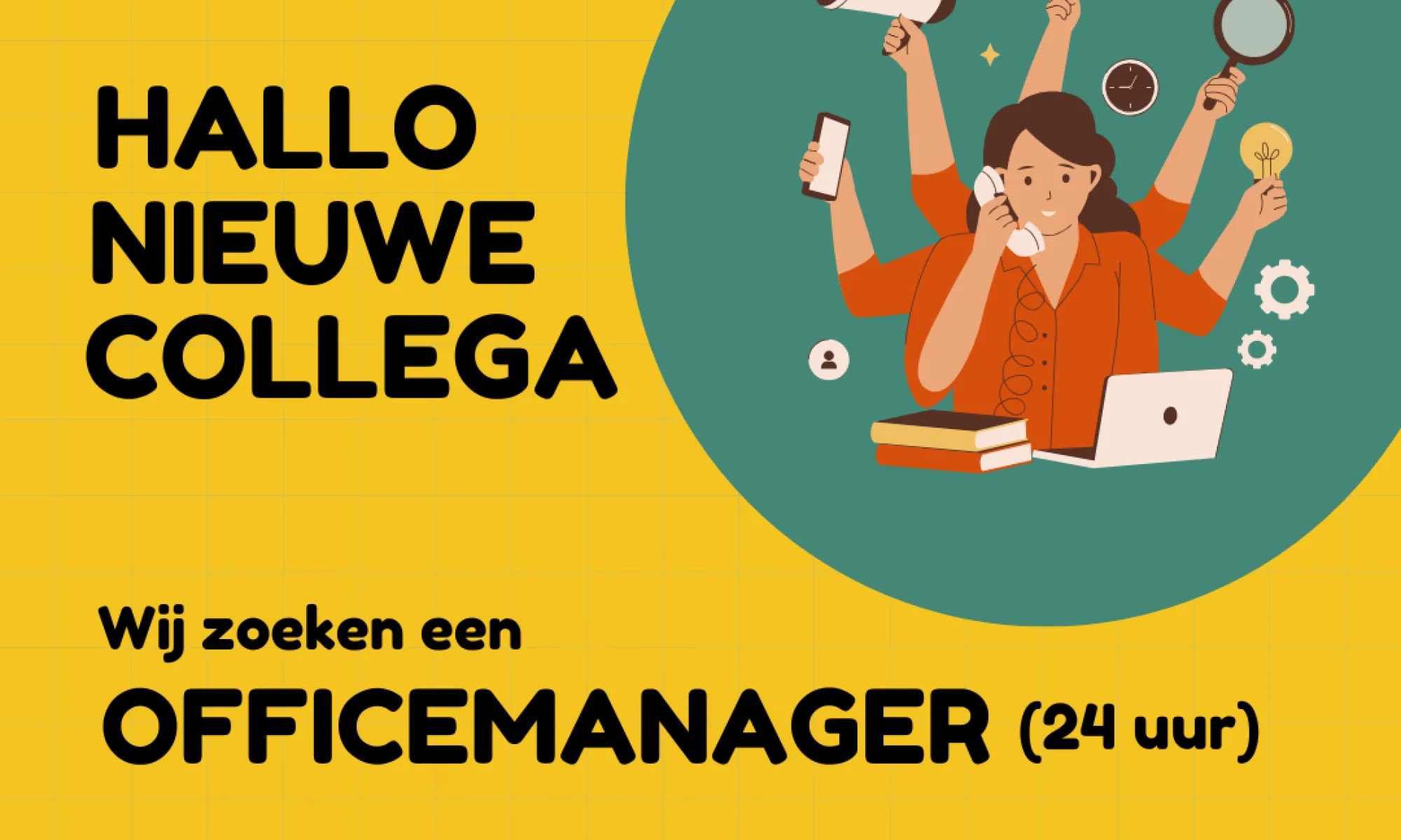 Wij zoeken een Officemanager!